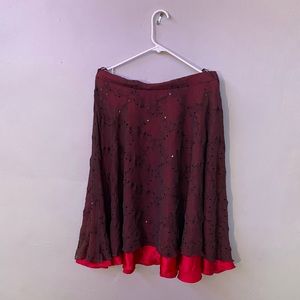 Anne Klein silk skirt.